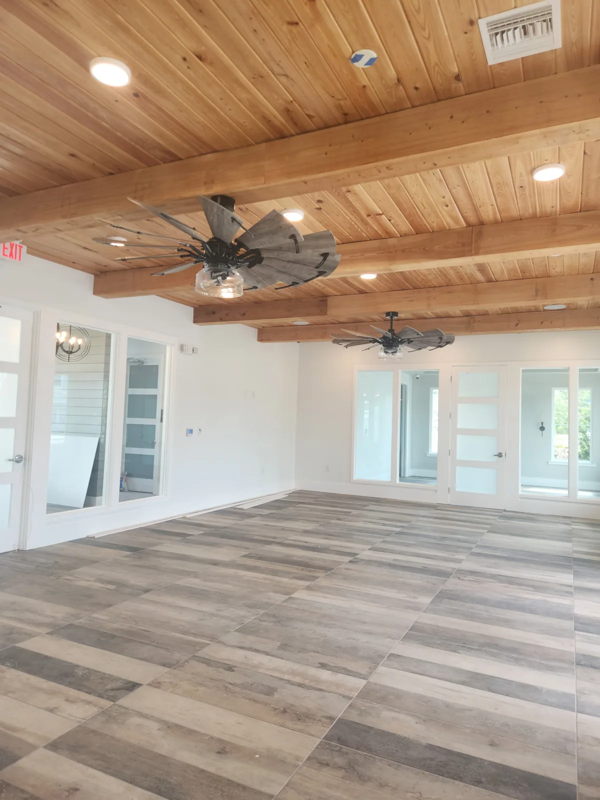 Great room ceiling fan installation