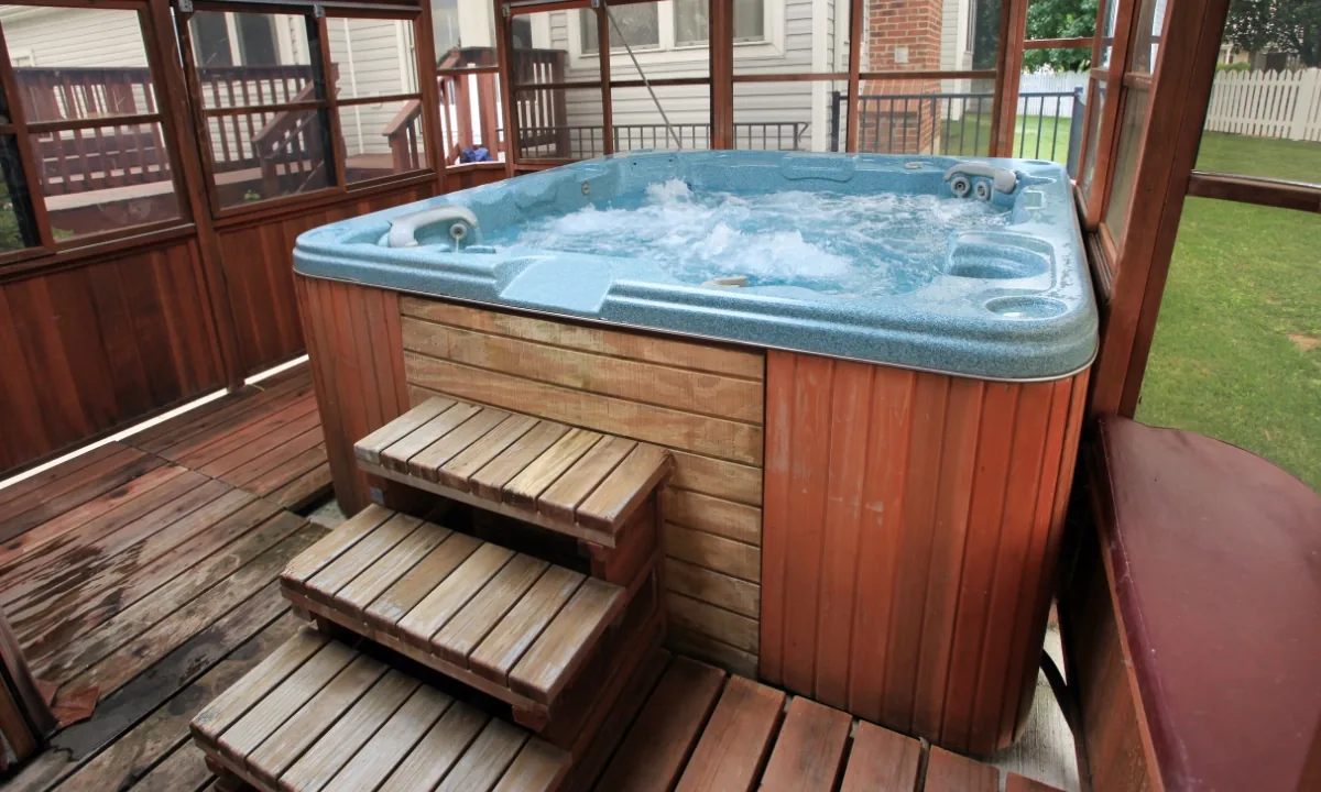 Hot tub wired to code with 240V service and equipotential bonding by 352 Electric in Gainesville, FL